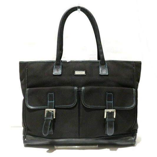 Burberry  Canvas Leather Tote Bag ()