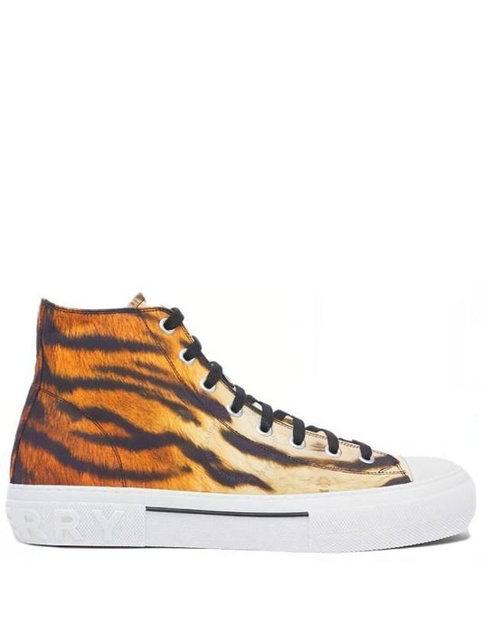 Burberry Burberry Ladies Tiger print High top Sneakers Brand Size 35 US Size 5