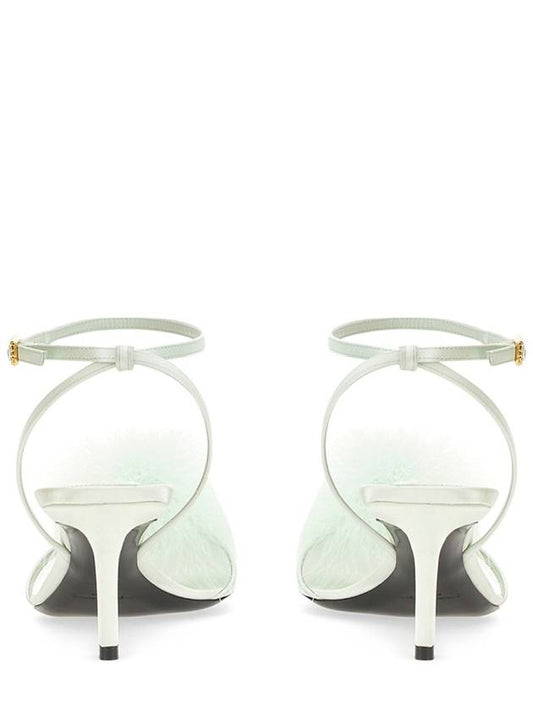 Saint Laurent Mule MAE In Satin Crepe 7183011UU003917 B0040191877