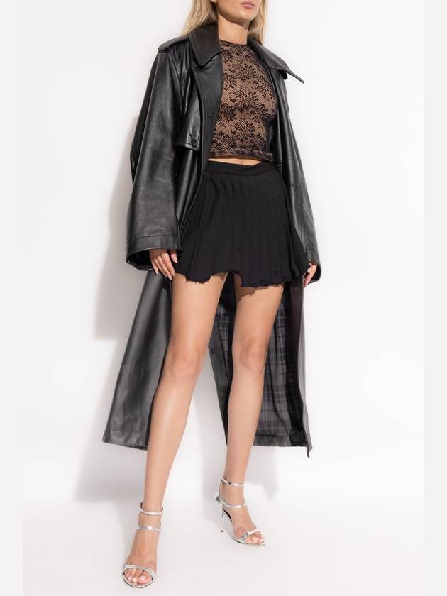 Balenciaga Balenciaga Pleated Skirt, Women's, Black