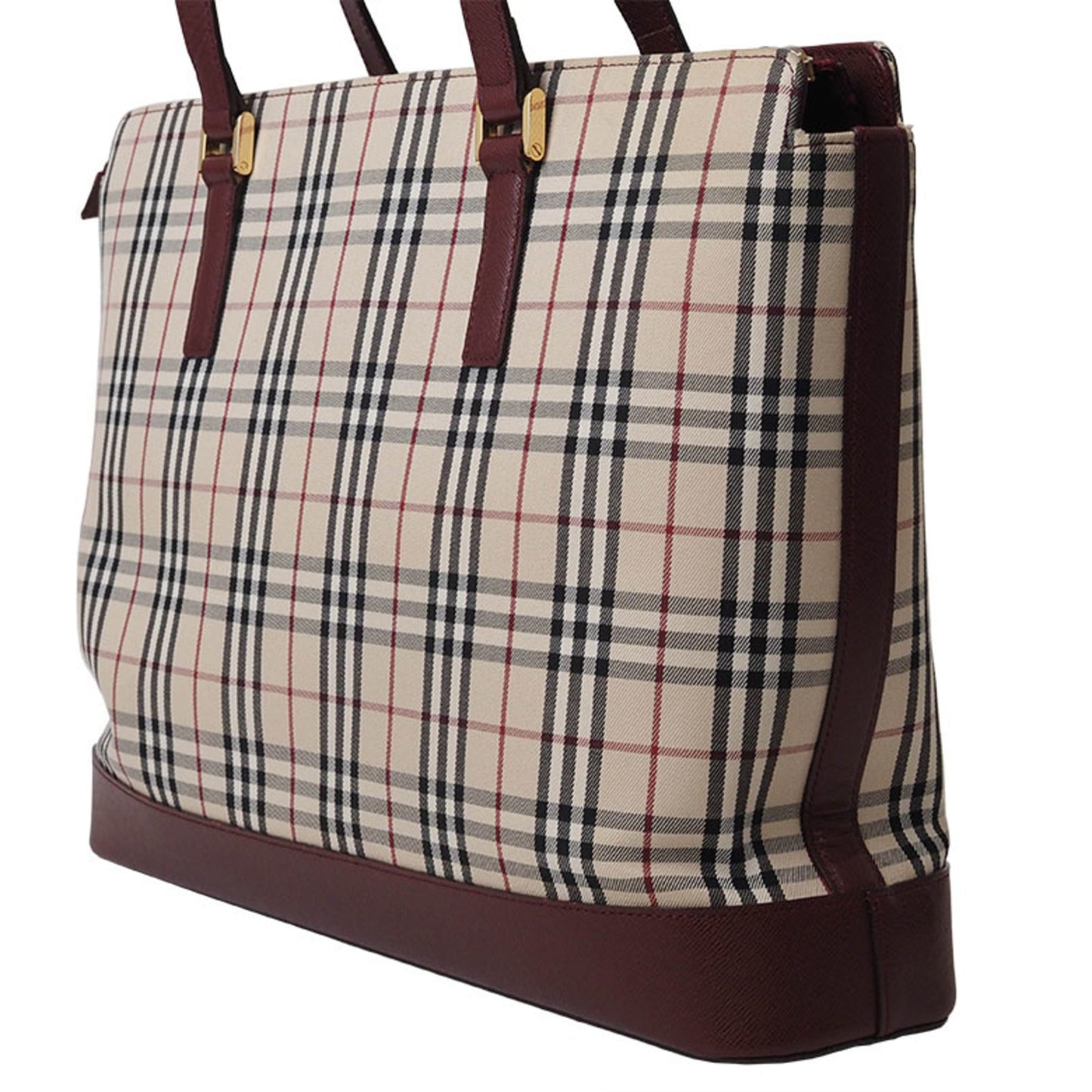 Burberry   Canvas Leather Tote Bag ()