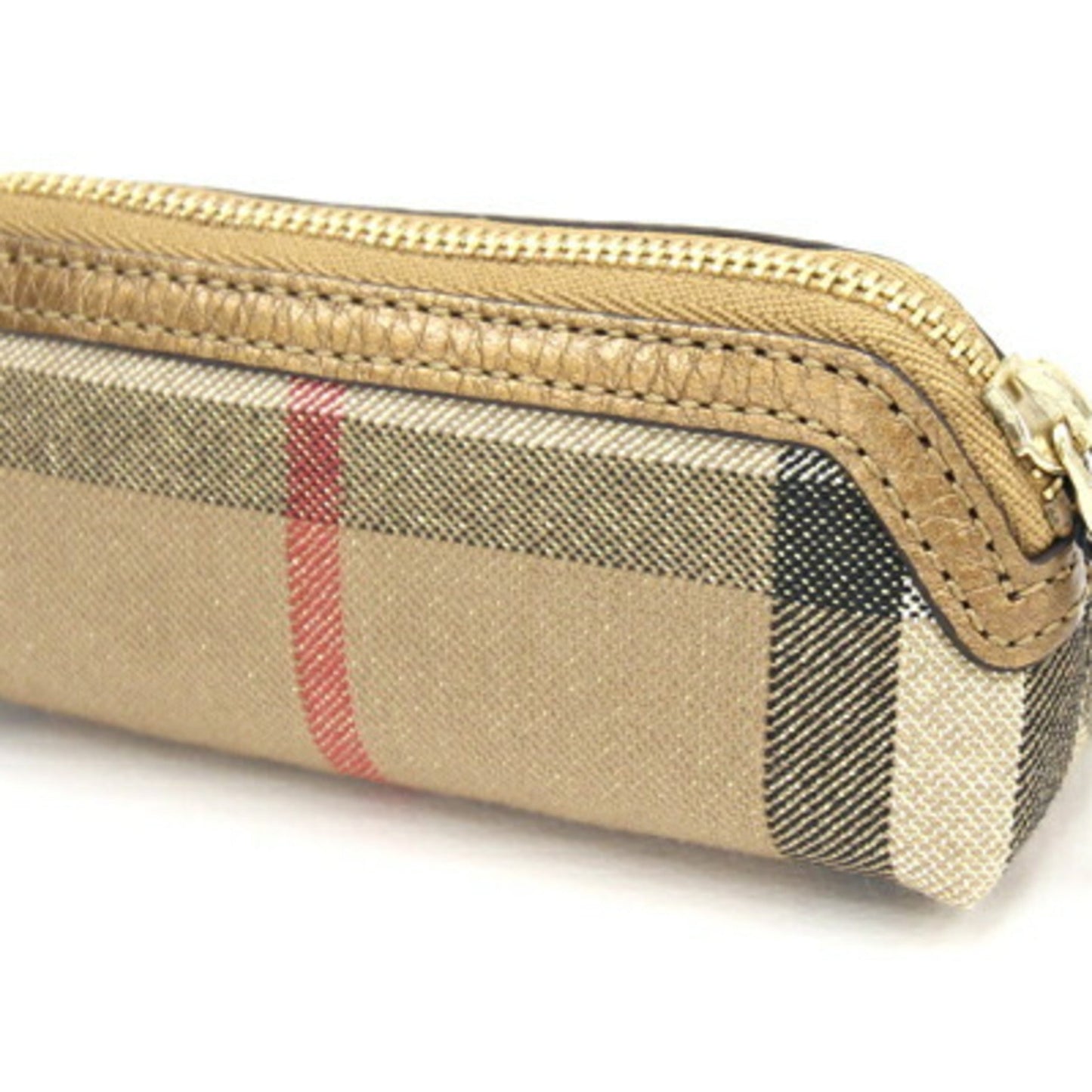 Burberry  Canvas Leather Pouch ()