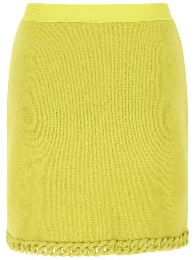 Bottega Veneta Women's Front Slit Wool Knit Scud Yellow