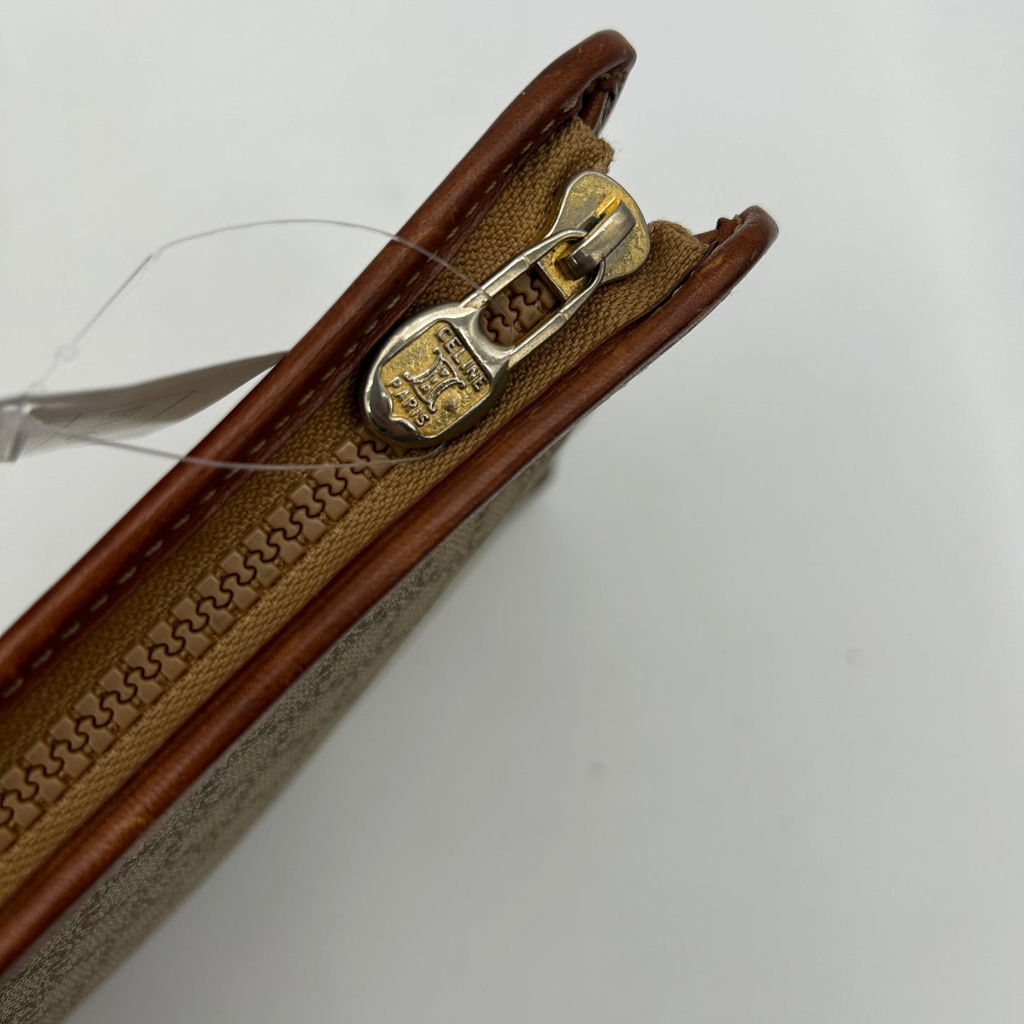 Celine Macadam Beige Clutch Bag