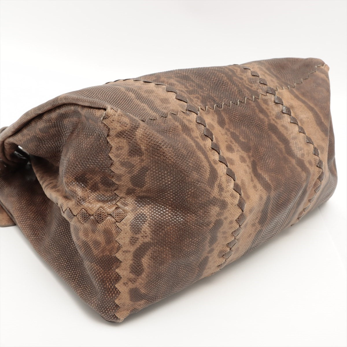 Bottega Veneta  Intercept Recharge Tote Bag Brown Mirrored