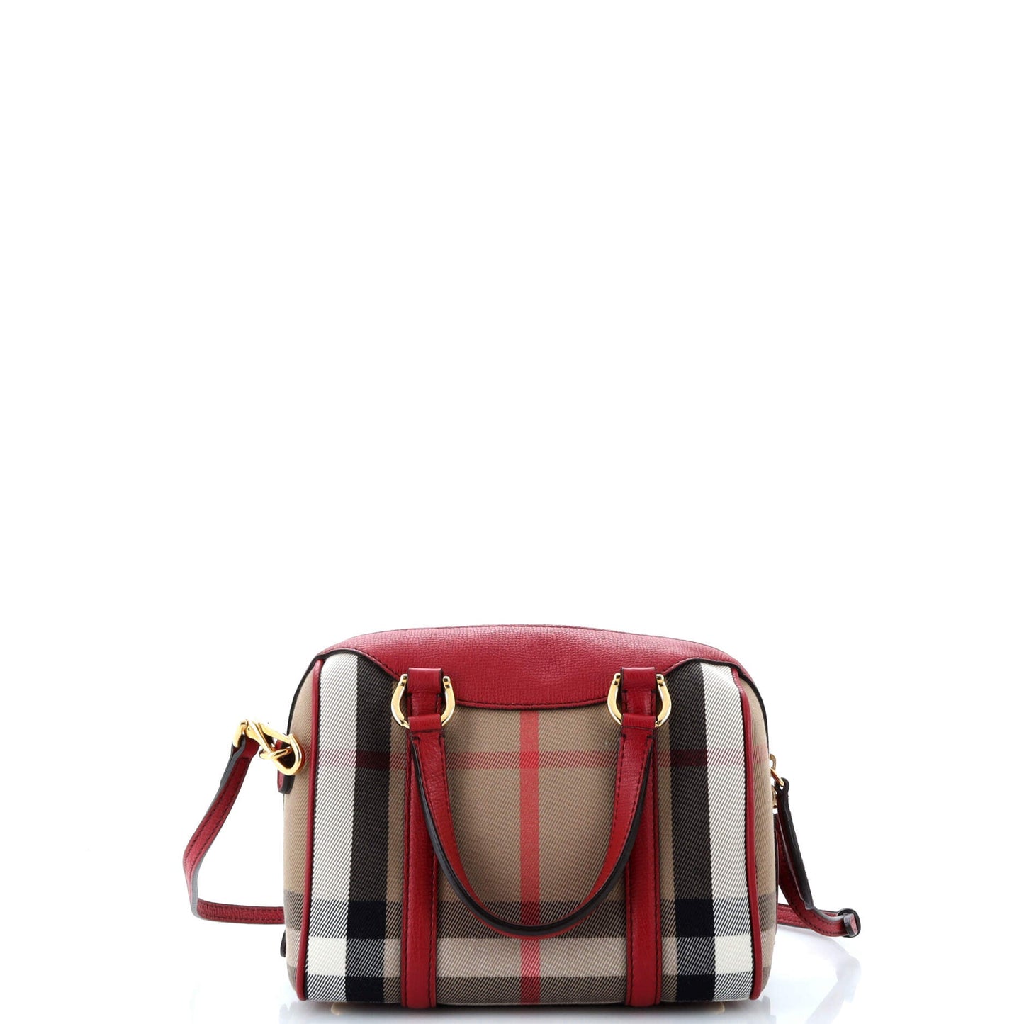 Alchester Convertible Satchel House Check Canvas Small