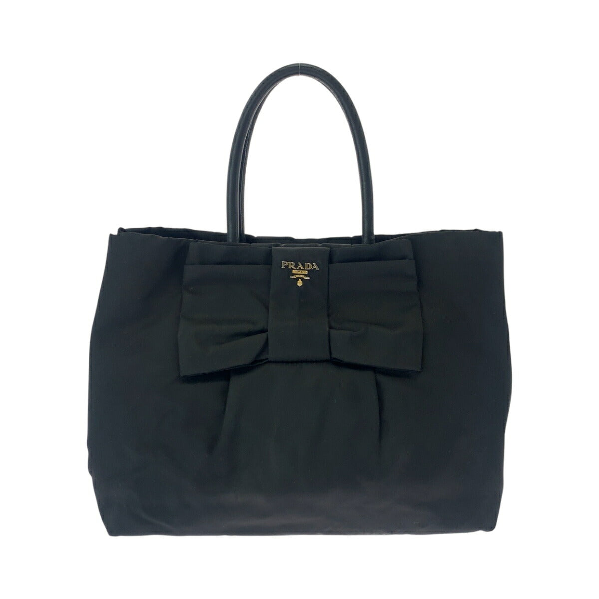 Prada Tessuto Logo Ribbon Nylon 2way Bag BN1601