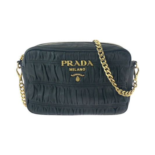 Prada 1BH112 Nappa Leather Chain Shoulder Bag