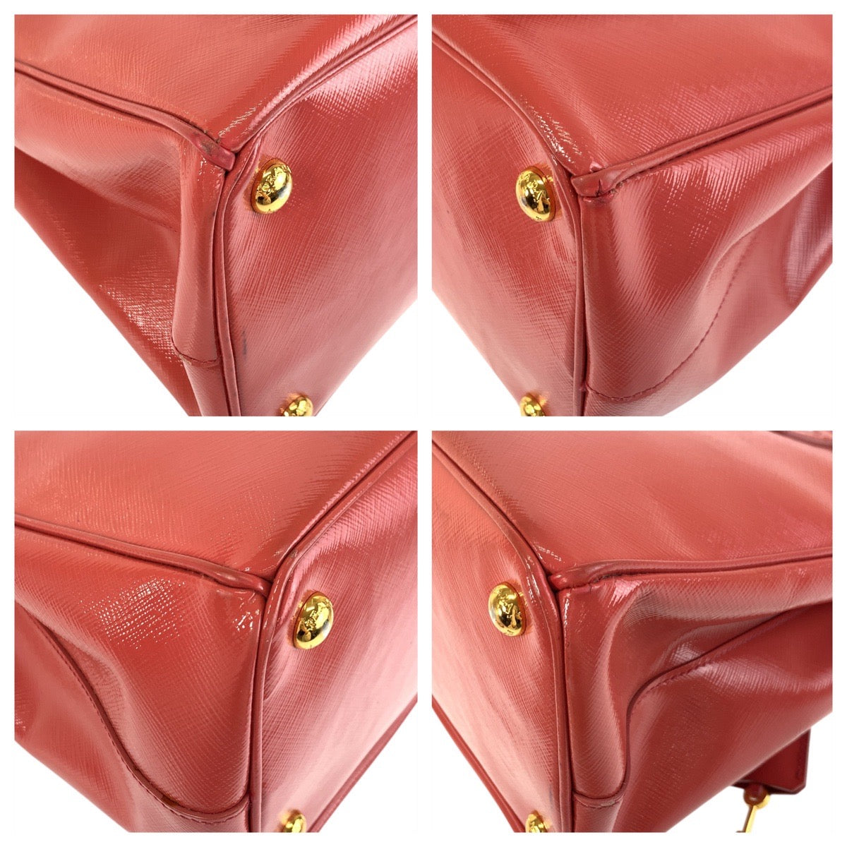 Prada Saffiano Pink Leather 2way Bag