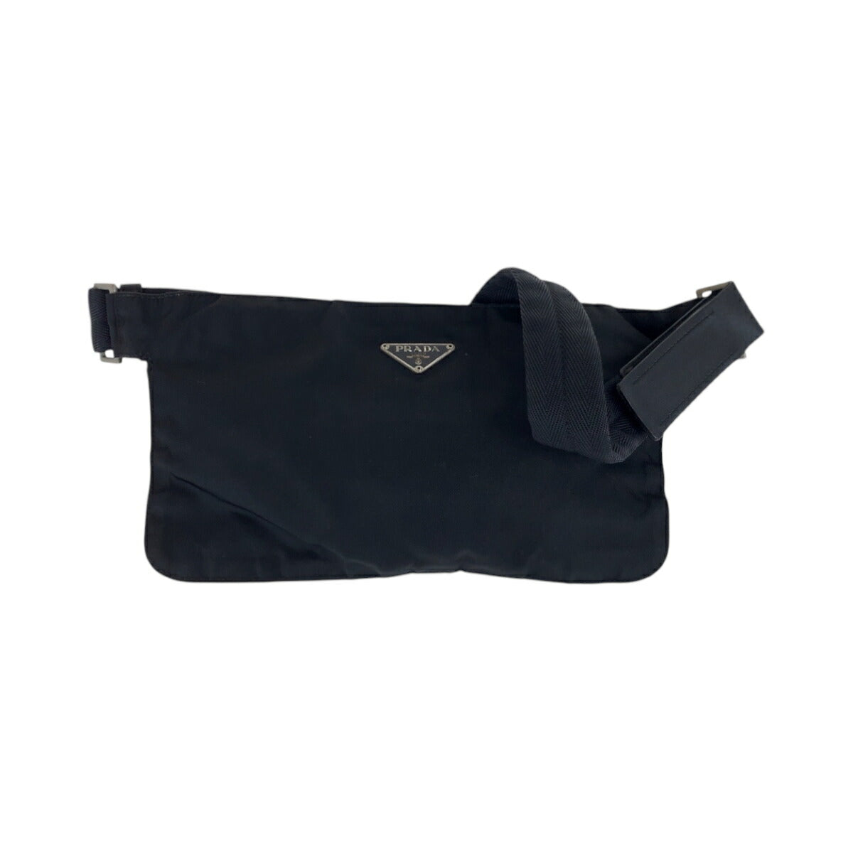 Prada Tessuto Triangle Logo Plate Nylon 2way Bag