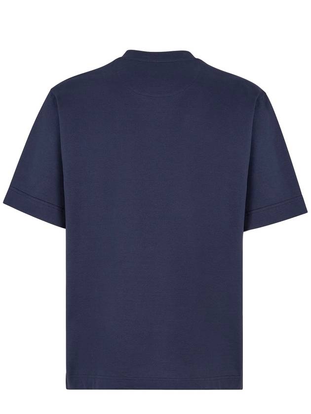 Fendi FF Labyrinth Short Sleeve T-Shirt Blue