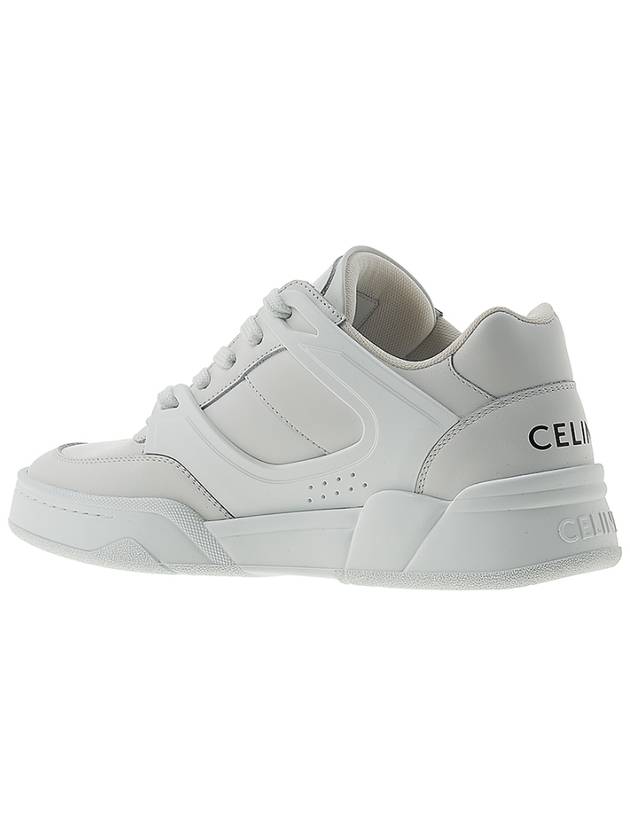 CELINE CT 07 Calfskin Low Top Sneakers White