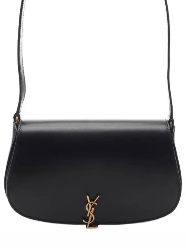 Saint Laurent Voltaire Box Half-moon Shoulder Bag Black