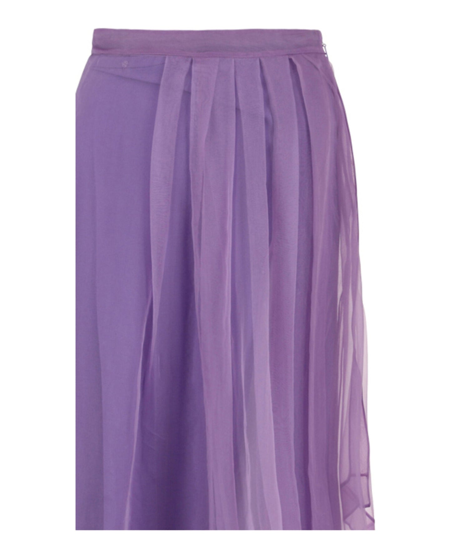 Asymmetrical Mesh Midi Skirt