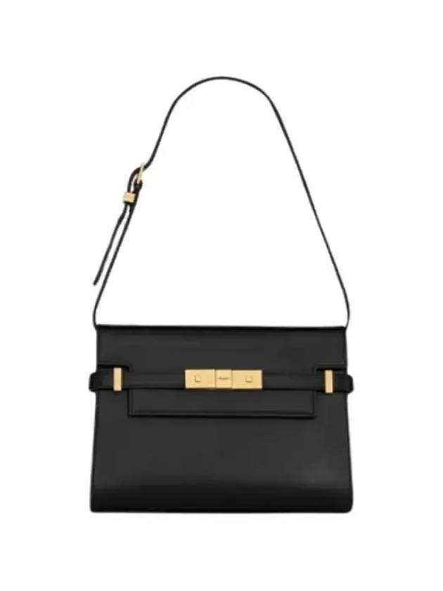 Saint Laurent Manhattan Small Shoulder Bag Leather Black
