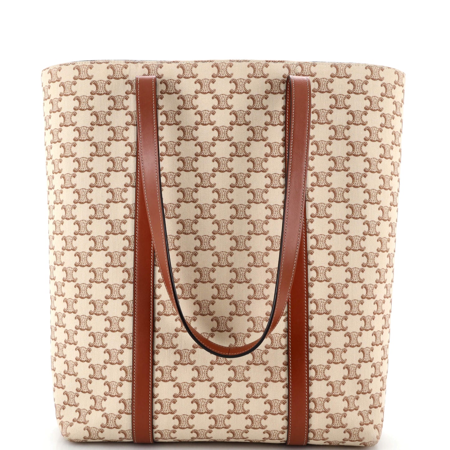 Celine Museum Shopper Tote Triomphe Canvas Tall