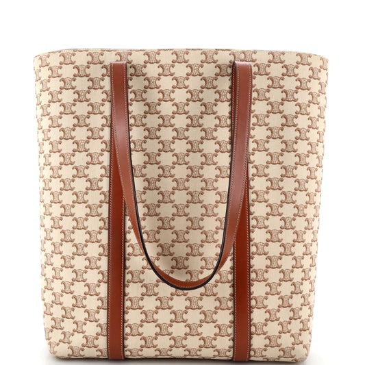 Celine Museum Shopper Tote Triomphe Canvas Tall