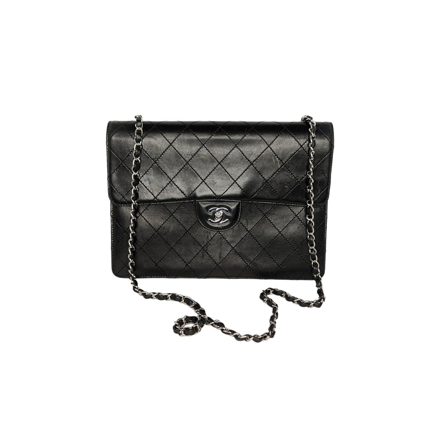 Chanel bag Vintage Square Classic Single Flap Bag Lambskin