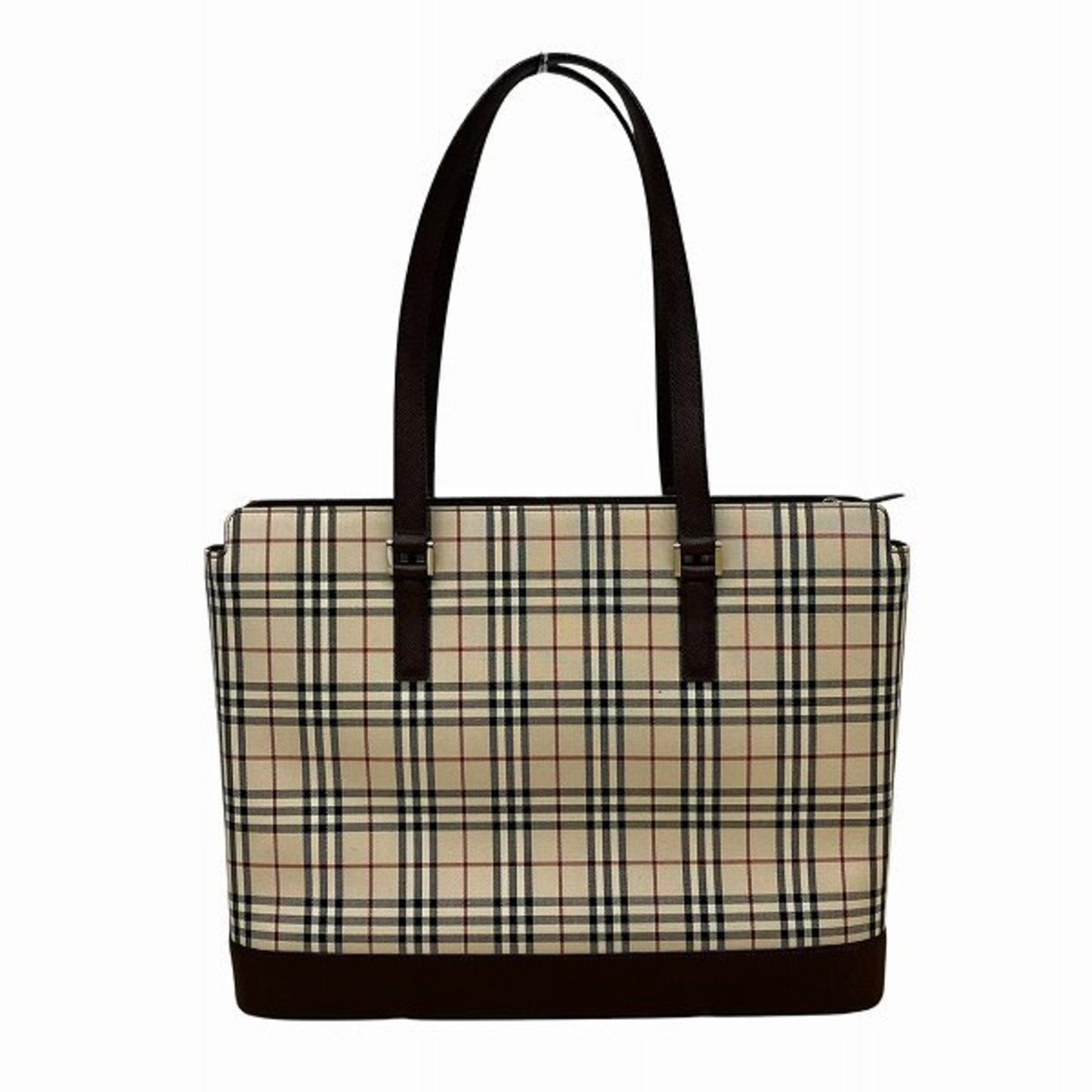 Burberry   Canvas Leather Shoulder Bag Tote Bag ()