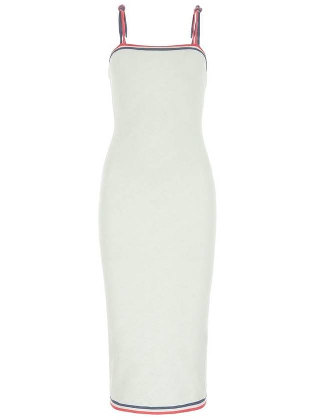 Fendi midi dress FZDB45ANZE F0ZNM WHITE