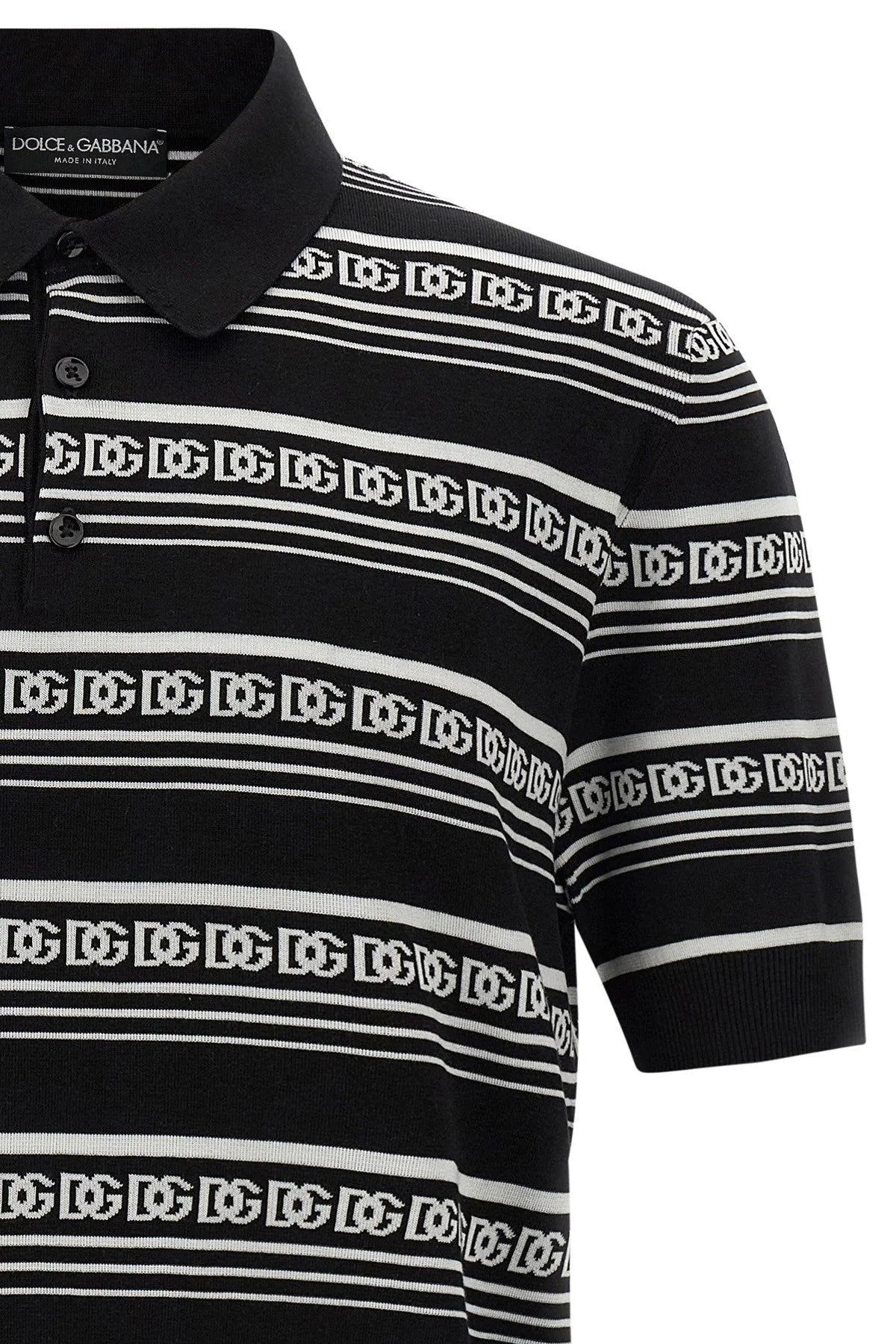Dolce & Gabbana Men Knitted Polo Shirt