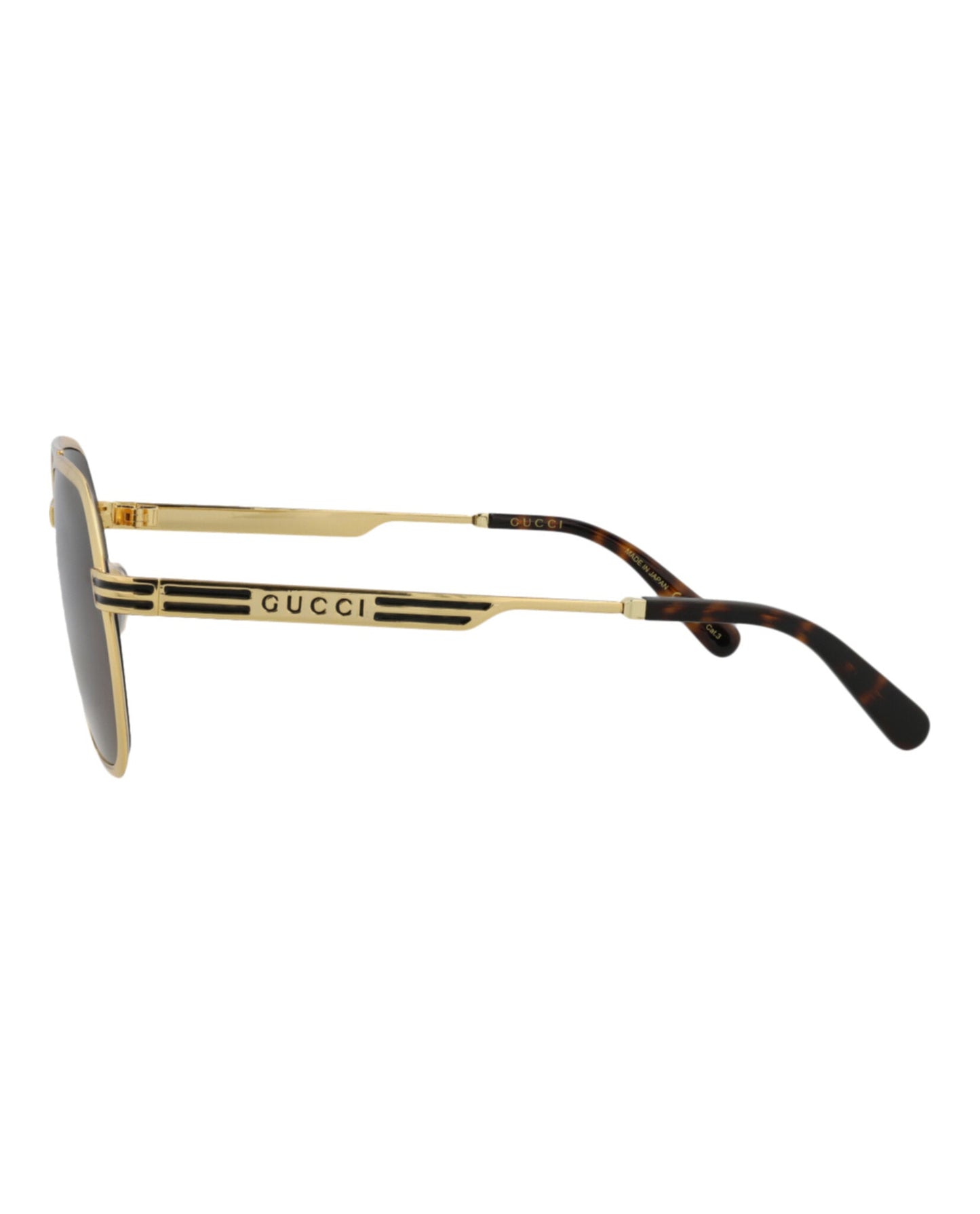 Aviator-Frame Metal Sunglasses