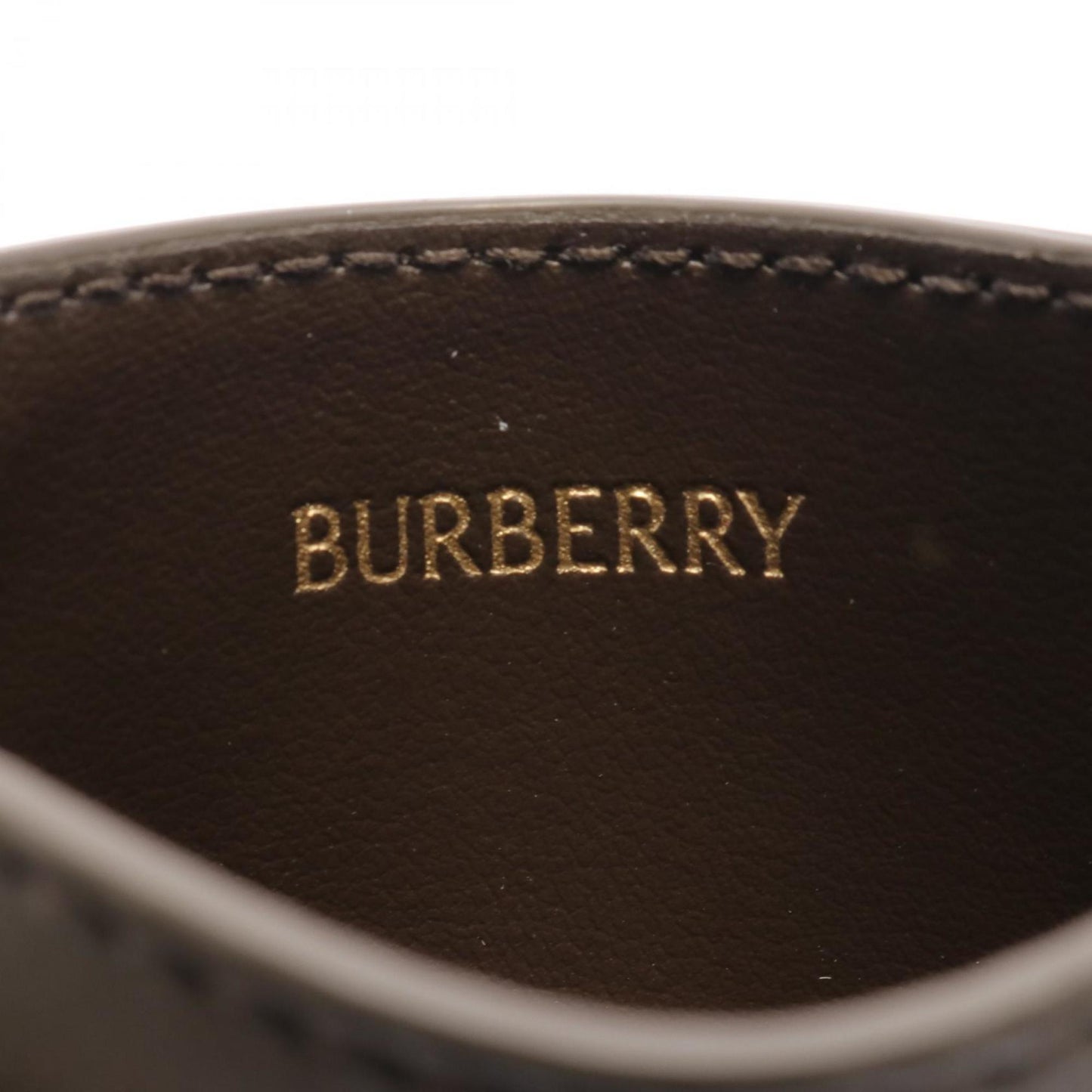 Burberry    Coated Canvas Pvc Leather Card Case ()