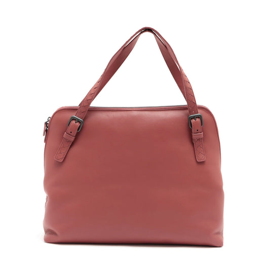 Bottega Veneta  Intrecciato Leather Tote Bag Pink