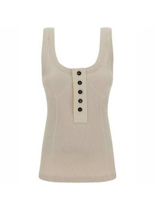 Bottega Veneta 24 ss Raise PLACKET Tank Top 779198 V3Z60 9028 B0111077103