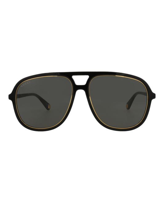 Aviator-Frame Acetate Sunglasses