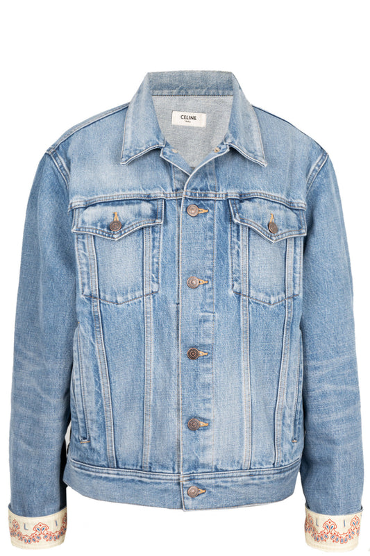 CELINE Denim Jacket Cotton Blue