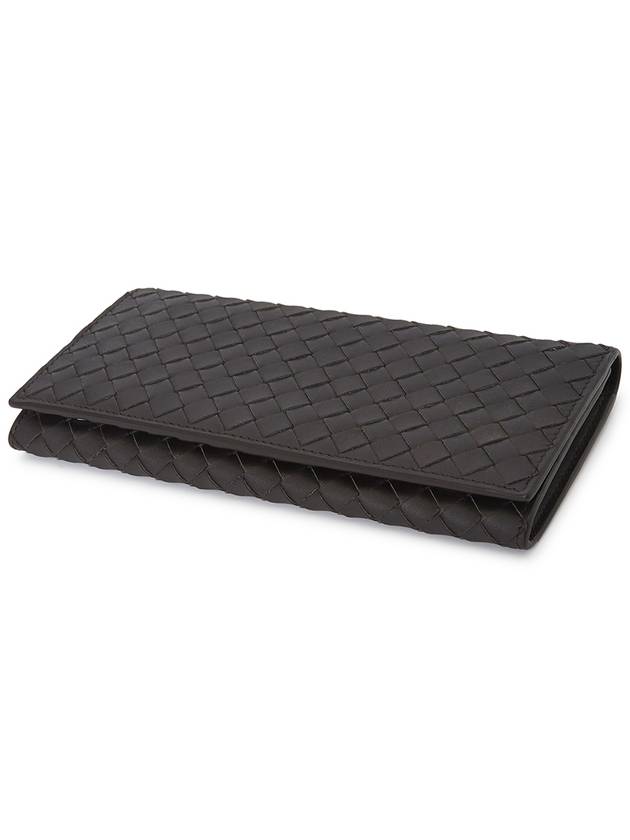 Bottega Veneta Intrecciato Continental Long Wallet Espresso