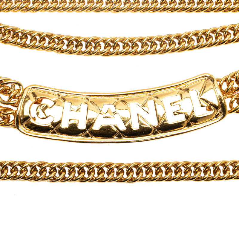 Chanel Vintage Coco Mark Cambon Logo Chain Belt