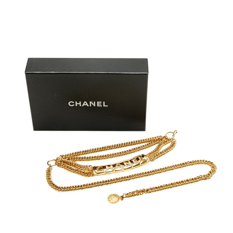 Chanel Vintage Coco Mark Cambon Logo Chain Belt
