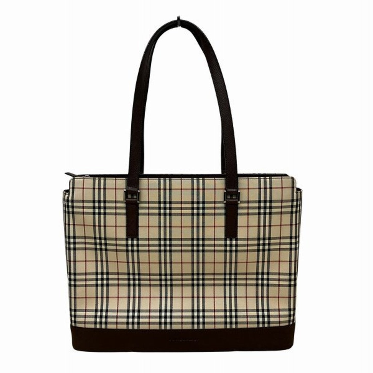 Burberry   Canvas Leather Shoulder Bag Tote Bag ()