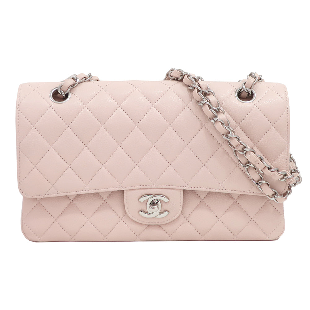 Chanel Bag Matrasse 25 A01112 Chain Shoulder CC Mark W Flap Caviar S Pink/SV G   Women 19th/8-digit    Bag