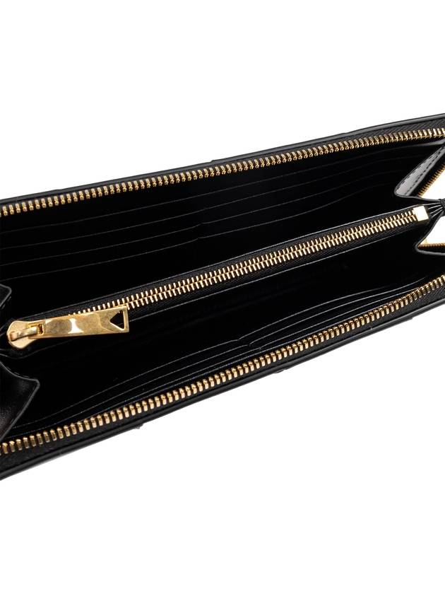 Bottega Veneta Bottega Veneta Leather Wallet, Women's, Black