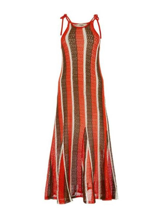 Fendi midi dress FDZB50ANZF F0QD6 PRINTED