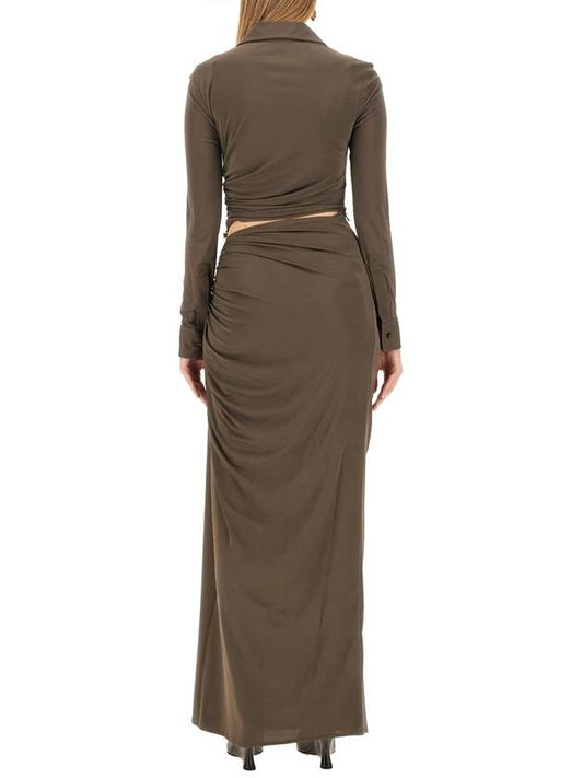 Bottega Veneta 23 fw Long Note Dress 757875V39I03312 B0040536174