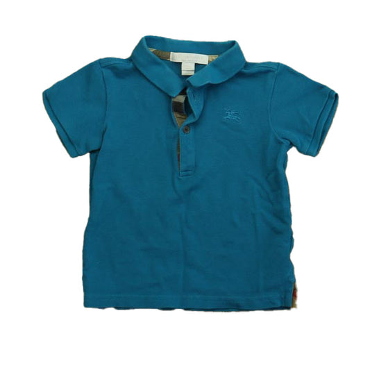 Burberry Boys Blue Polo Shirt