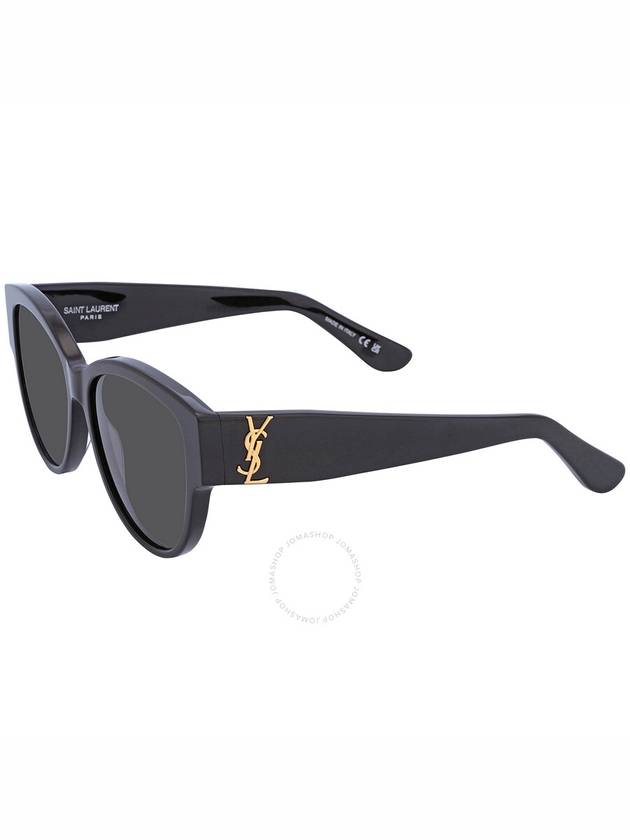 Saint Laurent Saint Laurent Grey Oval Ladies Sunglasses SL M3 002 55