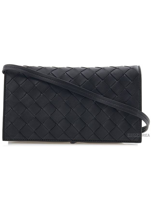 Bottega Veneta Intrecciato Mini Cross Bag Black