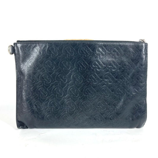 Burberry  Leather Clutch Bag Pouch ()