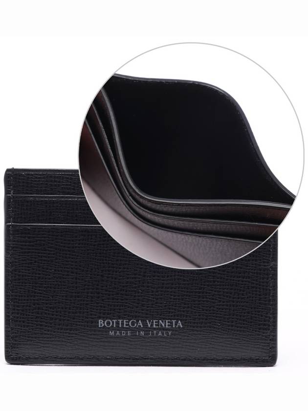Bottega Veneta Logo Card Wallet Black