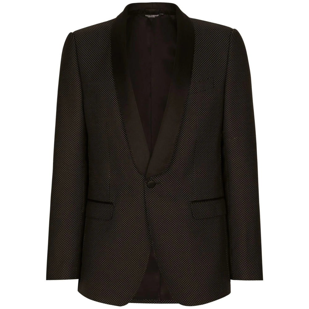 Dolce & Gabbana Black Jackets - Blazers Men