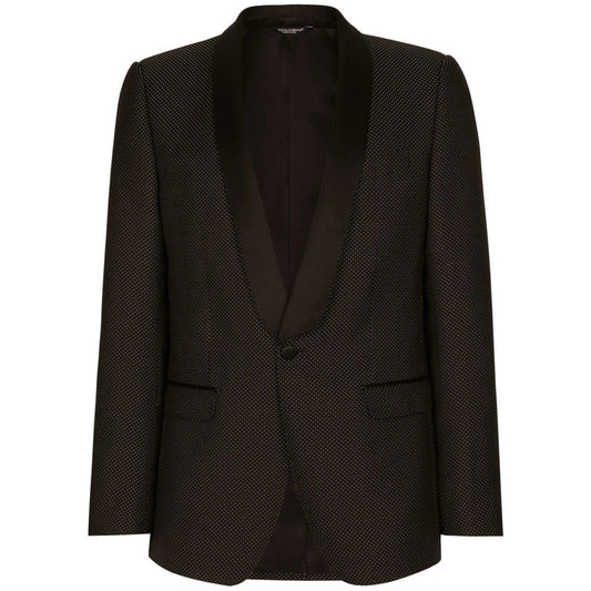 Dolce & Gabbana Black Jackets - Blazers Men
