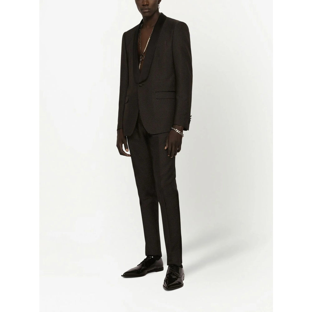 Dolce & Gabbana Black Jackets - Blazers Men