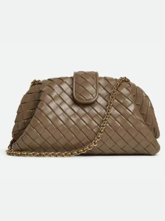 Bottega Veneta Teen Lauren 1980 Chain Clutch Bag Pinecone