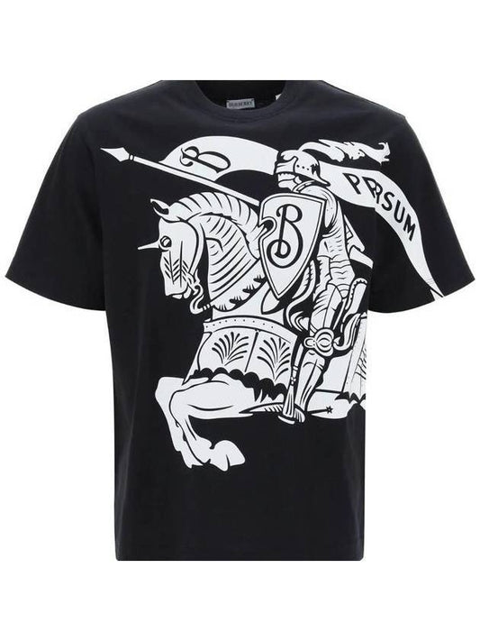 Burberry EKD Print Cotton Short Sleeve T-Shirt Black