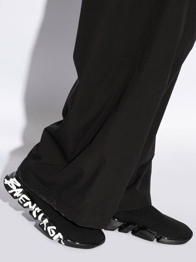 Balenciaga Men's Speed 2 High Top Sneakers Black